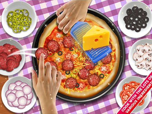 Kids Pizza Chef Cooking Game - Girls Cooking Game